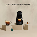 Ekspres do kawy z kapsułkami Nespresso De'Longhi Essenza Mini, czarny | Ciśnienie pompy 19 bar | Zbiornik na wodę 0,6 l | Do espresso i Lungo | Mały ekspres do kawy – wspaniałe chwile przy kawie | EN85.B