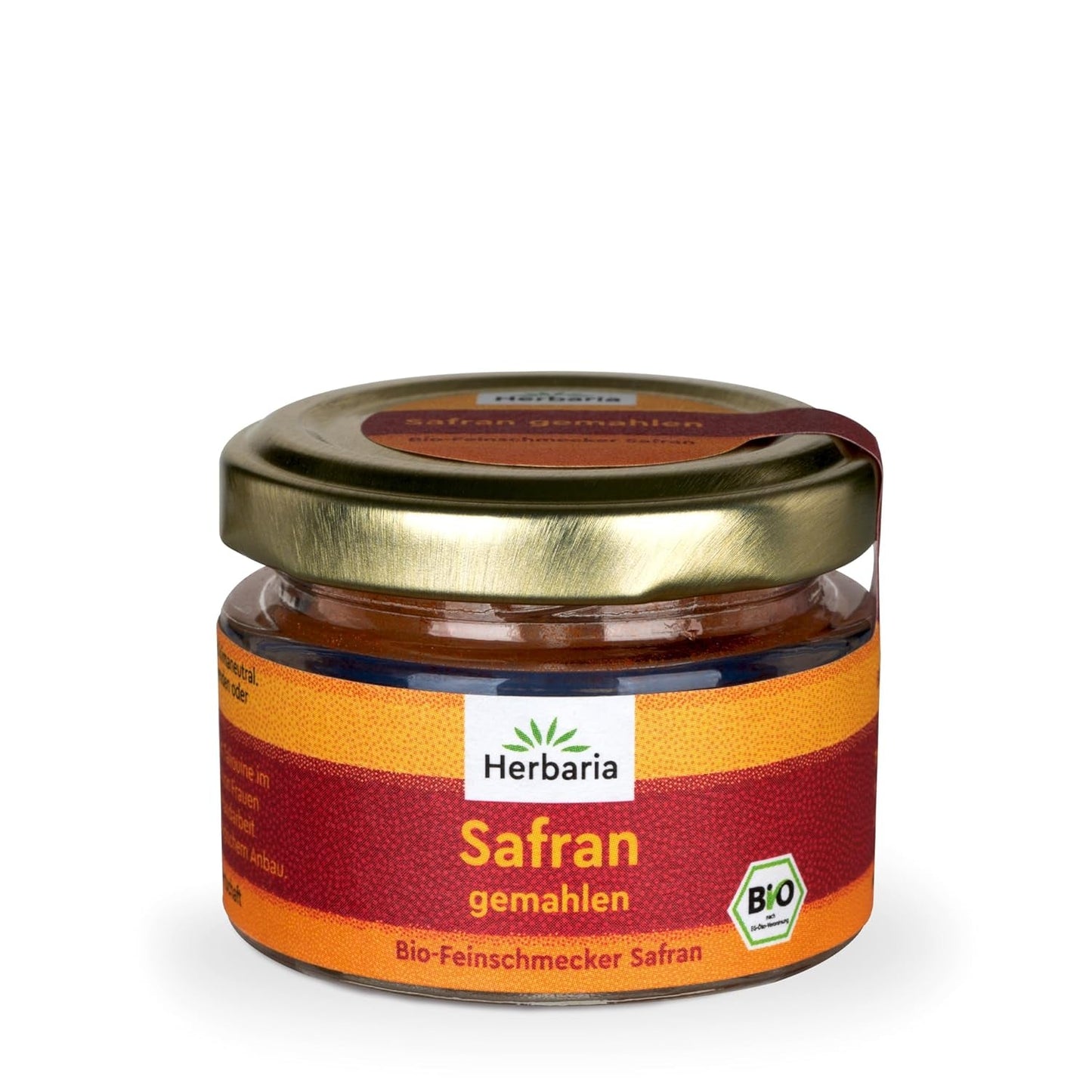 Herbaria Safran-Fäden bio 0,5g im Glas – Bio Saffron-Fäden aus dem bereicht Safran-Ort Taliouine in Marokko – Safranfäden in Premium Bio-Qualität – Saffron Premium - Safran premiera kategorii