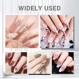Sularpek 8 Stück Nagel Pinsel Set, Pinsel Für Gelnägel, Nageldesign Pinsel, Narzędzia do zdobienia paznokci, Nailart Pinsel Für Gel Acryl Nägel Nailart