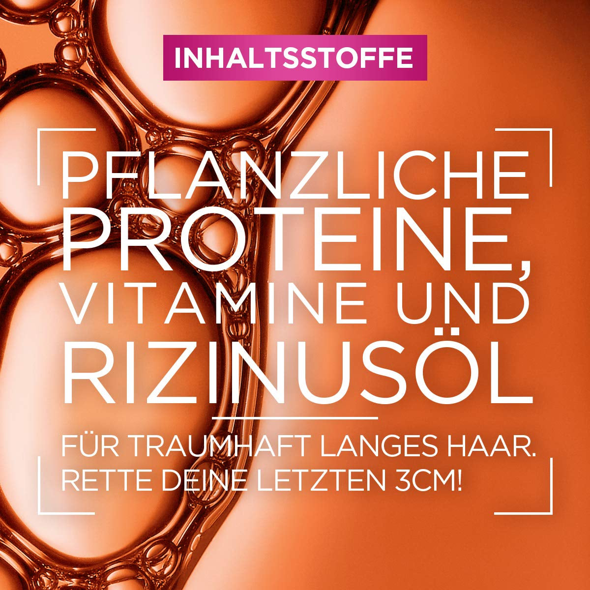 L'Oréal Paris Elvital Maska przeciw rozdwajaniu się końcówek do włosów długich i zniszczonych, Intensywna kuracja spłukująca, Z witaminami roślinnymi i olejkiem rycynowym, Maska Super Build-up Dream Długość, 1 x 300 ml Naty Shop Maska do włosów