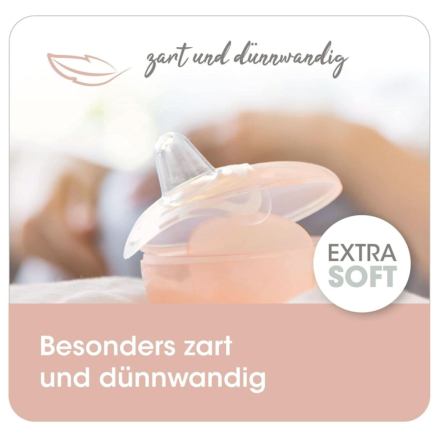 Nakładki na sutki Nip® First Moments, 2 szt. Żywność i akcesoria do karmienia piersią Sklep Bebe Naty