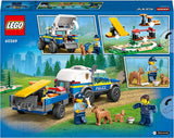 LEGO 60369 City Mobilne szkolenie psów policyjnych, zabawkowy radiowóz z przyczepą, figurki psa i szczeniaka, zestaw zwierząt dla dzieci w wieku powyżej 5 lat Zestawy do budowania Besuche den LEGO-Store