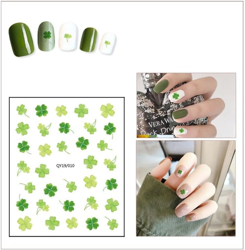 JMEOWIO Süße Nagelsticker Für Kinder 14 Blatt Nail Art Naklejka Selbstklebend Nagelaufkleber Regenbogen Blumen Frucht Dekoration Nageldesign Zubehör