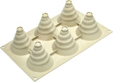 Silikomart, Forma do ciast silikonowych Tartufo, 8 pojedynczych otworów, Ø 62 H 52 mm Kuchnia Naty Shop Soffice Incanto