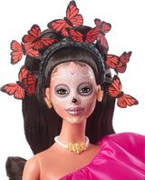 Lalka Barbie Day of the Dead – edycja limitowana z tradycyjnym strojem i biżuterią, zawiera stojak i certyfikat kolekcjonerski, dla kolekcjonerów i fanów w wieku od 6 lat, HJX14