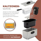 Frytownica olejowa Bomann®, pojemność 3 l, technologia Cool Zone i spust, 2000 W AGD Naty Shop