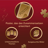 Trefl Premium plus Quality - Puzzle Tea Time: Domy Stoney Lane - 1000 elementów, Seria nostalgicznie malowanych obrazów, Idealne dopasowanie elementów, Dla dorosłych i dzieci od 12 lat Puzzle Naty Shop