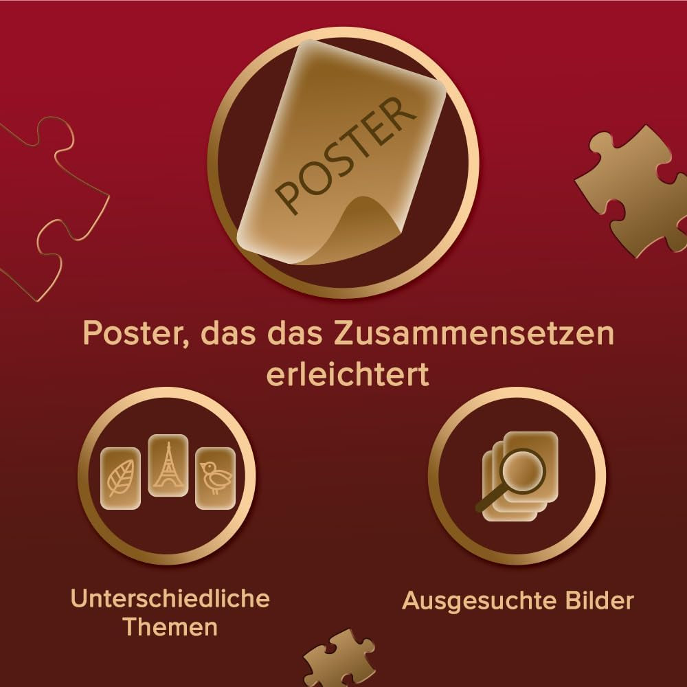 Trefl Premium plus Quality - Puzzle Tea Time: Domy Stoney Lane - 1000 elementów, Seria nostalgicznie malowanych obrazów, Idealne dopasowanie elementów, Dla dorosłych i dzieci od 12 lat Puzzle Naty Shop