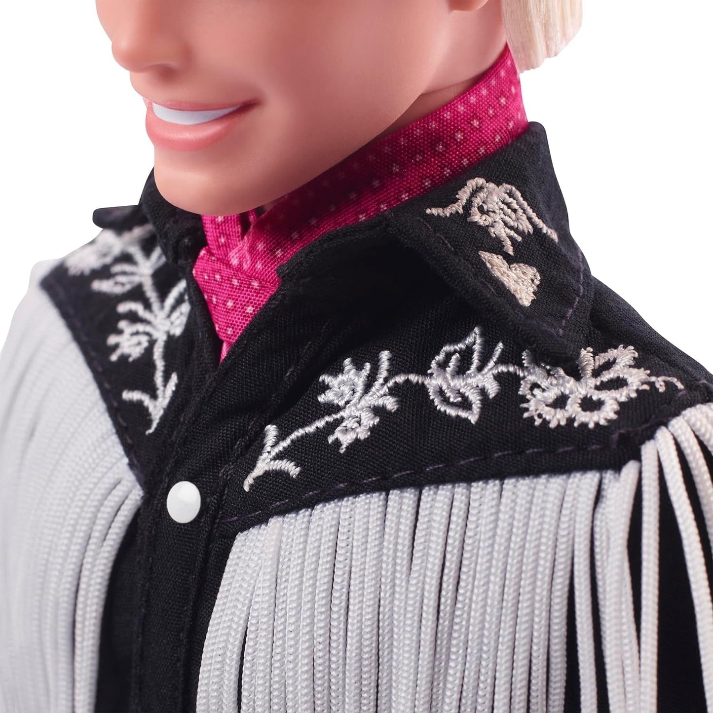 BARBIE the MOVIE Ken – lalka kolekcjonerska w stroju westernowym, koszula vintage, kowbojski kapelusz, białe buty z filmu dla dzieci w wieku od 3 lat, lalki HRF30 Naty Shop