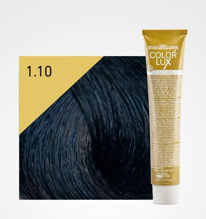 Złoty kolor 1,10 Niebiesko-czarny 100 ml Naty Shop farba do włosów 1,10 Czarny, niebieski 100 G (1 opakowanie)