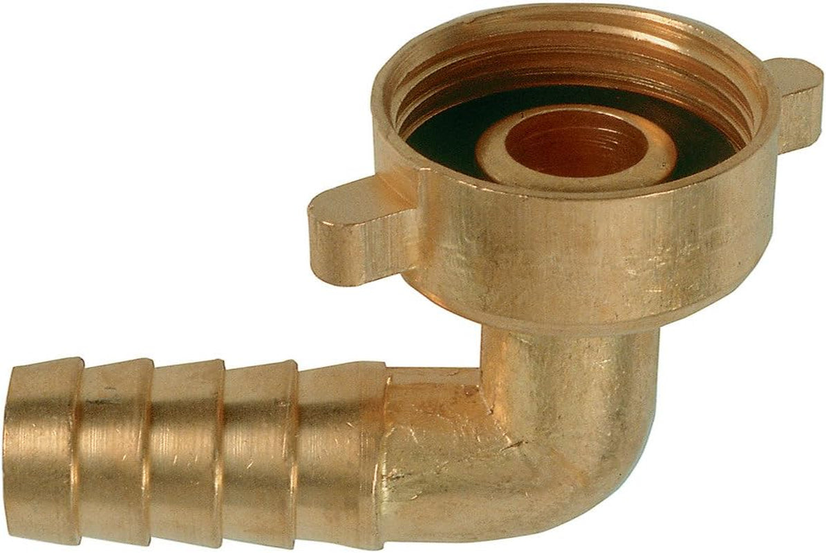 Kolanko 90° Rogate GW 3/4", do kranów z gwintem zewnętrznym 3/4" plus węże wodne 1/2", mosiądz / nawadnianie ogrodu / FLOR92400, wielokolorowy