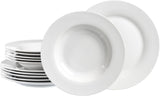 Zestaw naczyń obiadowych Ritzenhoff & Breker Bianco, 12 sztuk, porcelana