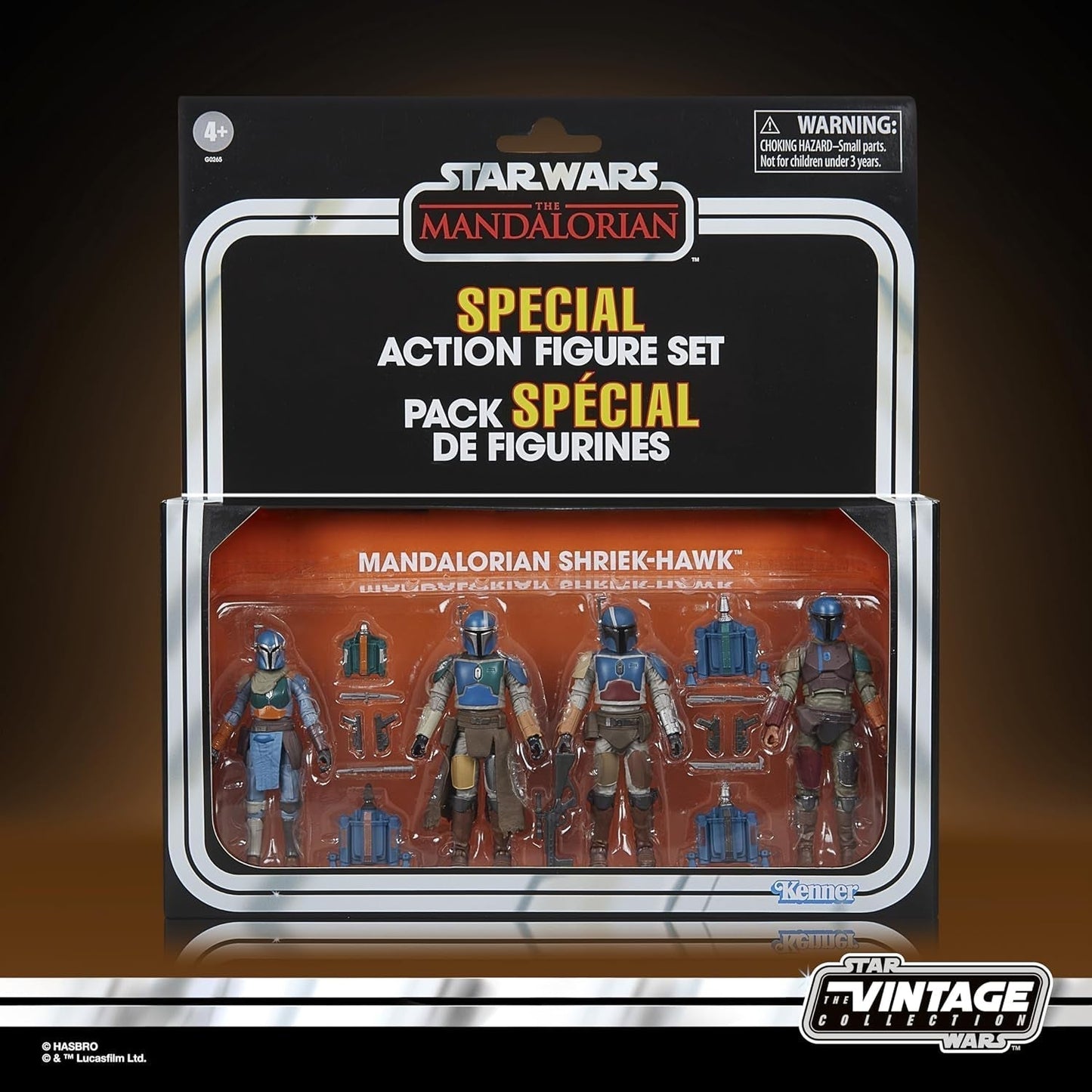 Star Wars Vintage Collection Mandalorian Shriek-Hawk, 4-pak Mandalorian, skala 9,5 cm Figurki Naty Shop