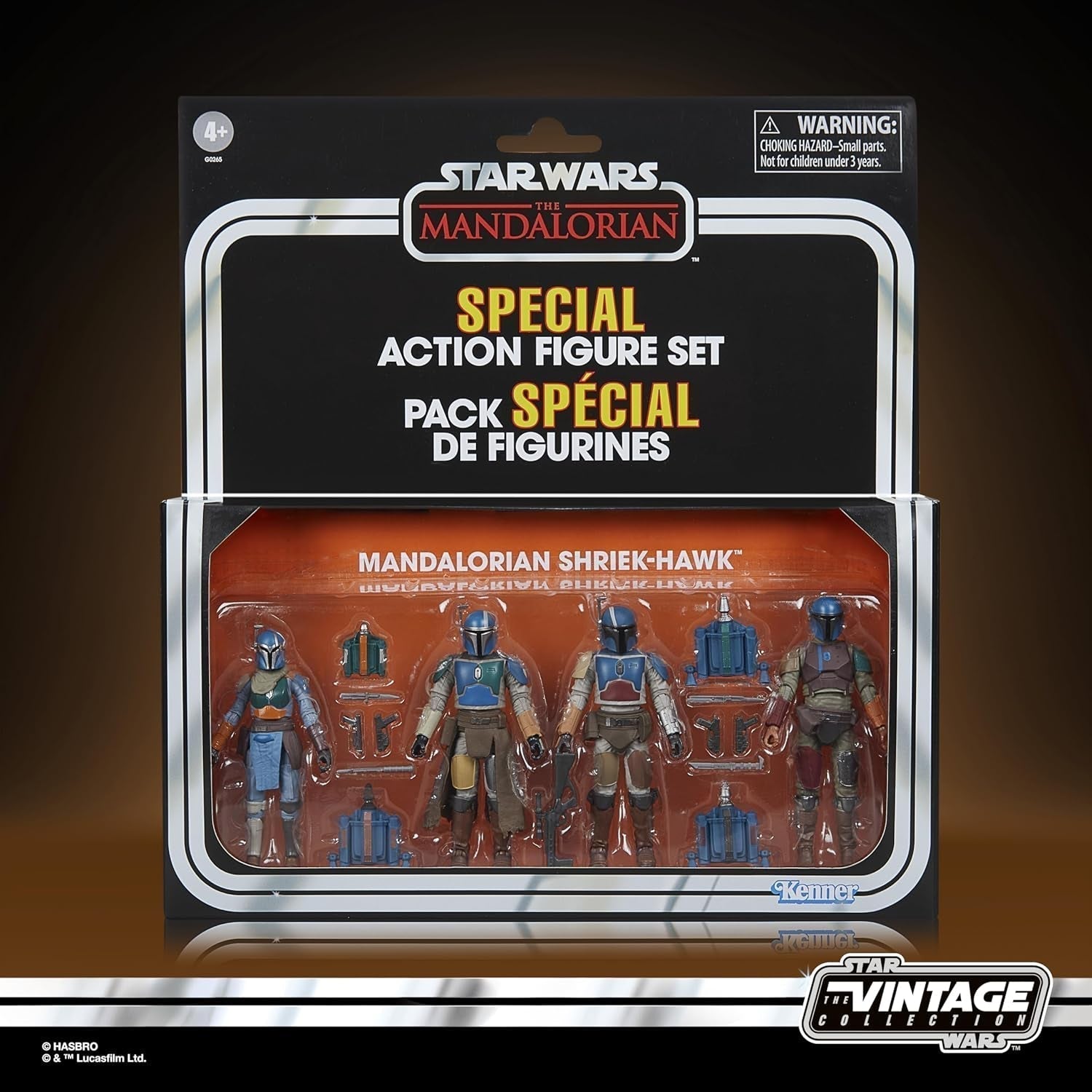 Star Wars Vintage Collection Mandalorian Shriek-Hawk, 4-pak Mandalorian, skala 9,5 cm Figurki Naty Shop