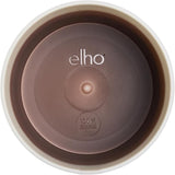 elho Okrągła doniczka z gradientem kolorów 16 cm - Doniczki do wnętrz - 100% plastiku pochodzącego z recyklingu - Ø 15,9 x wys. 14,7 - Brązowy/Cedrowy Brąz