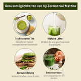 Ceremonial Grade UJI - Pudełko 30g - Bio - 100% japońska Matcha - Pierwsze zbiory - Czysta Matcha - Mielona