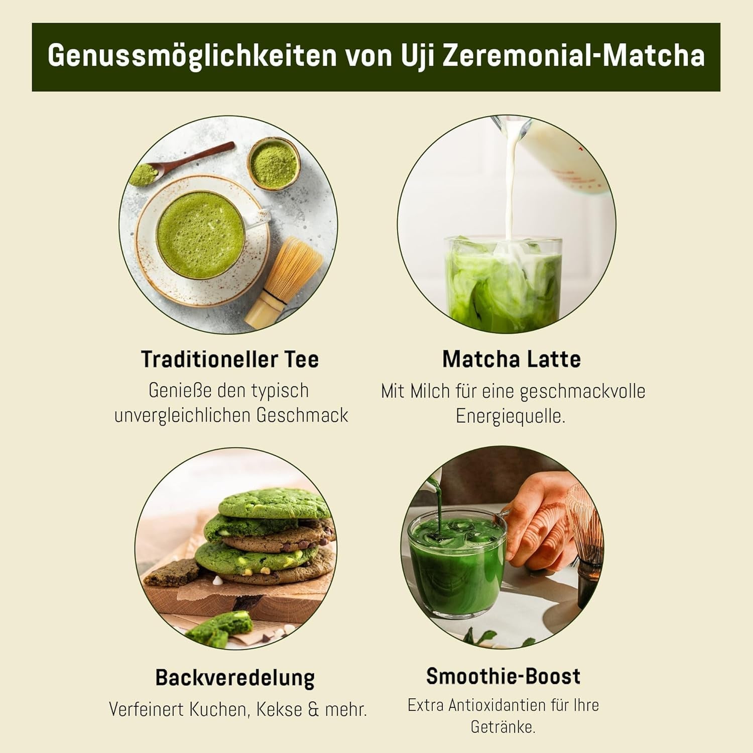 Ceremonial Grade UJI - Pudełko 30g - Bio - 100% japońska Matcha - Pierwsze zbiory - Czysta Matcha - Mielona