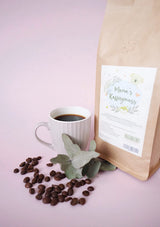 Mama's Coffee Pleasure®binky - Bezkofeinowe ziarna espresso Cremoso - naturalna dekofeinizacja CO² - lekko palone w bębnie we Włoszech - idealne w czasie ciąży i po ciąży