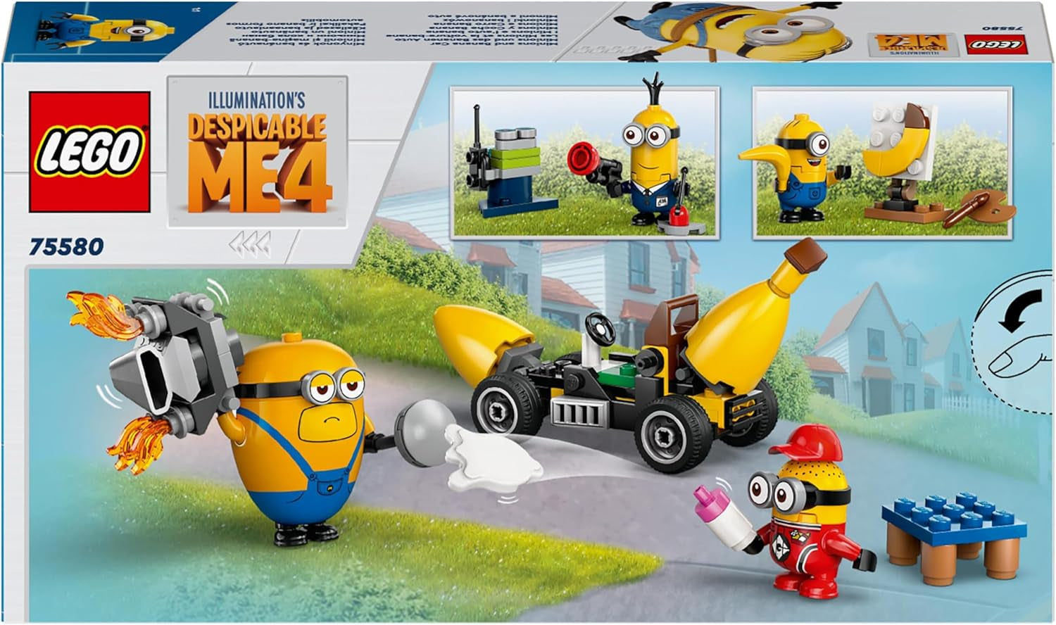 LEGO I — 4 stworki i maszyna bananowa Simply Incorrigible dla dzieci — Po prostu niepoprawne 4 stworki dla dzieci Kreatywny prezent dla chłopców i dziewcząt w wieku 6 lat 75580 Zestawy do budowania Beuche den LEGO-Store