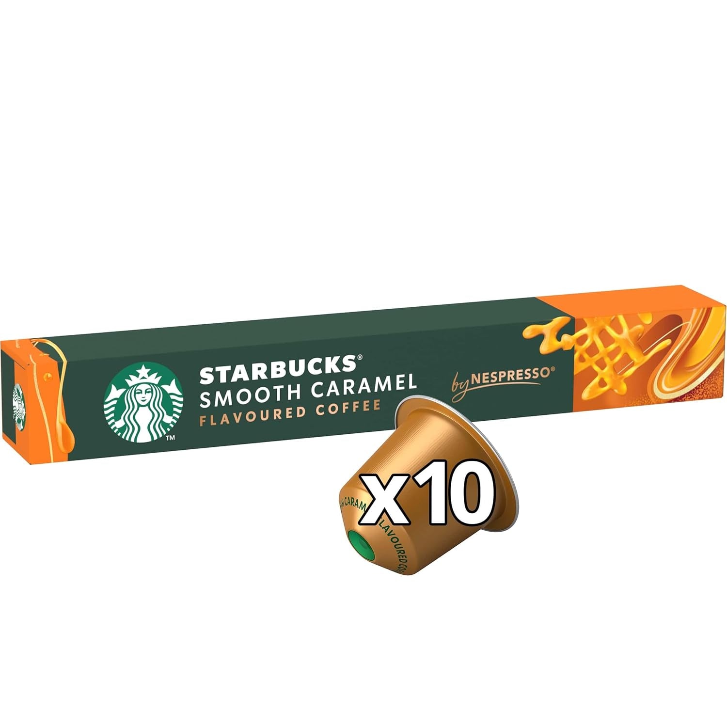 STARBUCKS Nespresso, Helle Röstung, Karamell Aromatischen Kaffeekapseln 6 x 10 (60 Kapseln)