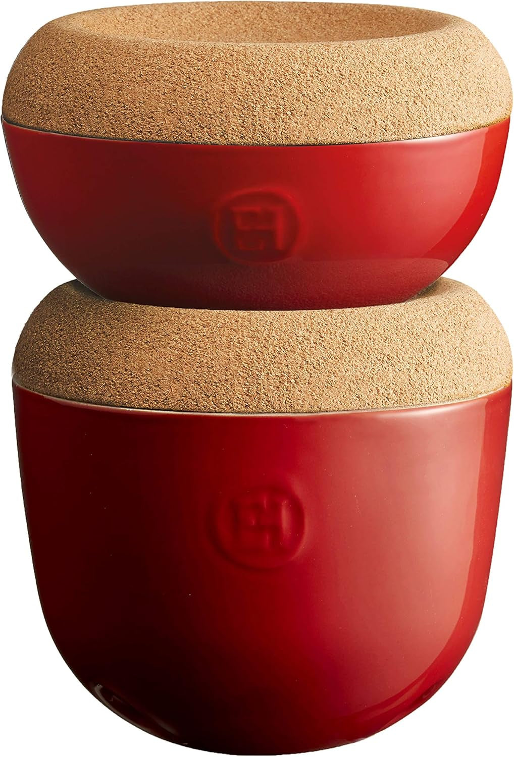 EH348763 Garnek do czosnku, ceramiczny, 14,6 x 14,6 x 13,4 cm, ceramiczny, Grand Cru, 14,6 x 14,6 x 13,4 cm Pudełka do przechowywania żywności Naty Shop