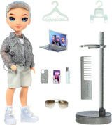 Lalka Rainbow High Fashion – Aidan Russell – Fioletowa lalka chłopiec – modny strój i ponad 10 kolorowych akcesoriów do zabawy – dla kolekcjonerów i dzieci w wieku 4–12 lat