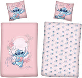 Dwustronny zestaw pościeli Stitch Aloha Pościel dla dziewczynek 100% bawełna - sklep dziecięcy Naty