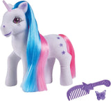 Simba 104342482 - Jednorożec z kolorowymi włosami, 14 cm, flokowany, z grzebieniem i spinkami do włosów, od 3 lat Naty Shop Dolls Tytuł domyślny