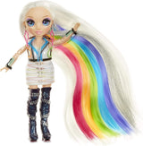 Rainbow High Hair Studio – ekskluzywny zestaw lalek Amaya Raine z długimi włosami do stylizacji – zawiera zmywalną kredę do włosów, szczotkę do włosów i akcesoria – prezent dla dzieci w wieku od 6 lat