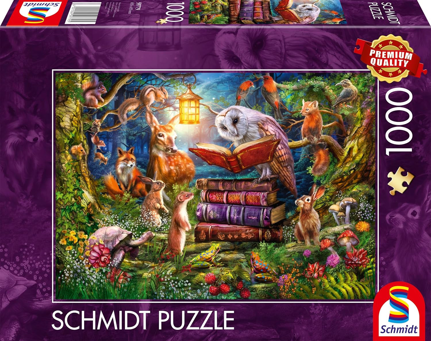 Schmidt Spiele 59779 Tales of the Forest at Night 1000 elementów Puzzle Naty Shop Domyślny tytuł