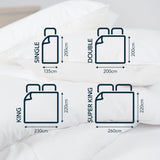 Kołdra dla alergików Snuggledown Freshwash, 13,5 Tog Winter Warm, bawełniana, biała, łóżko pojedyncze. Kołdry i kołdry Naty Shop