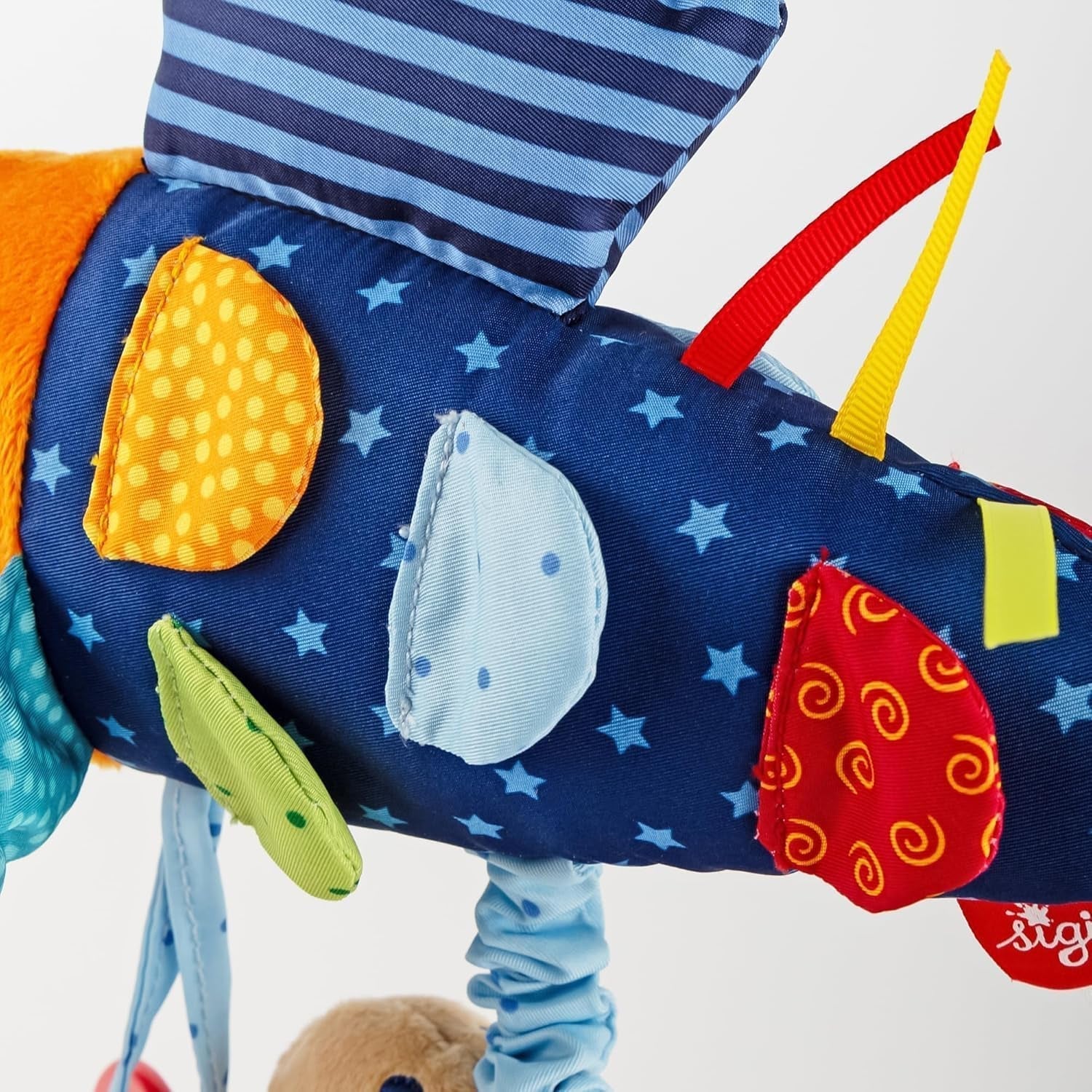 SIGIKID 40104 Aktywna rybka Baby Activity PlayQ Zabawka dla dzieci dla dziewczynek i chłopców polecana od 3 miesiąca wielokolorowy Baby Toys Naty Shop