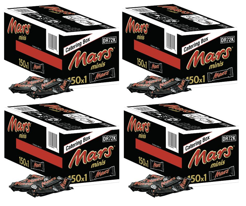 Batony czekoladowe Mars Minis | Opakowanie zbiorcze czekolady | Karmel | 150x18g