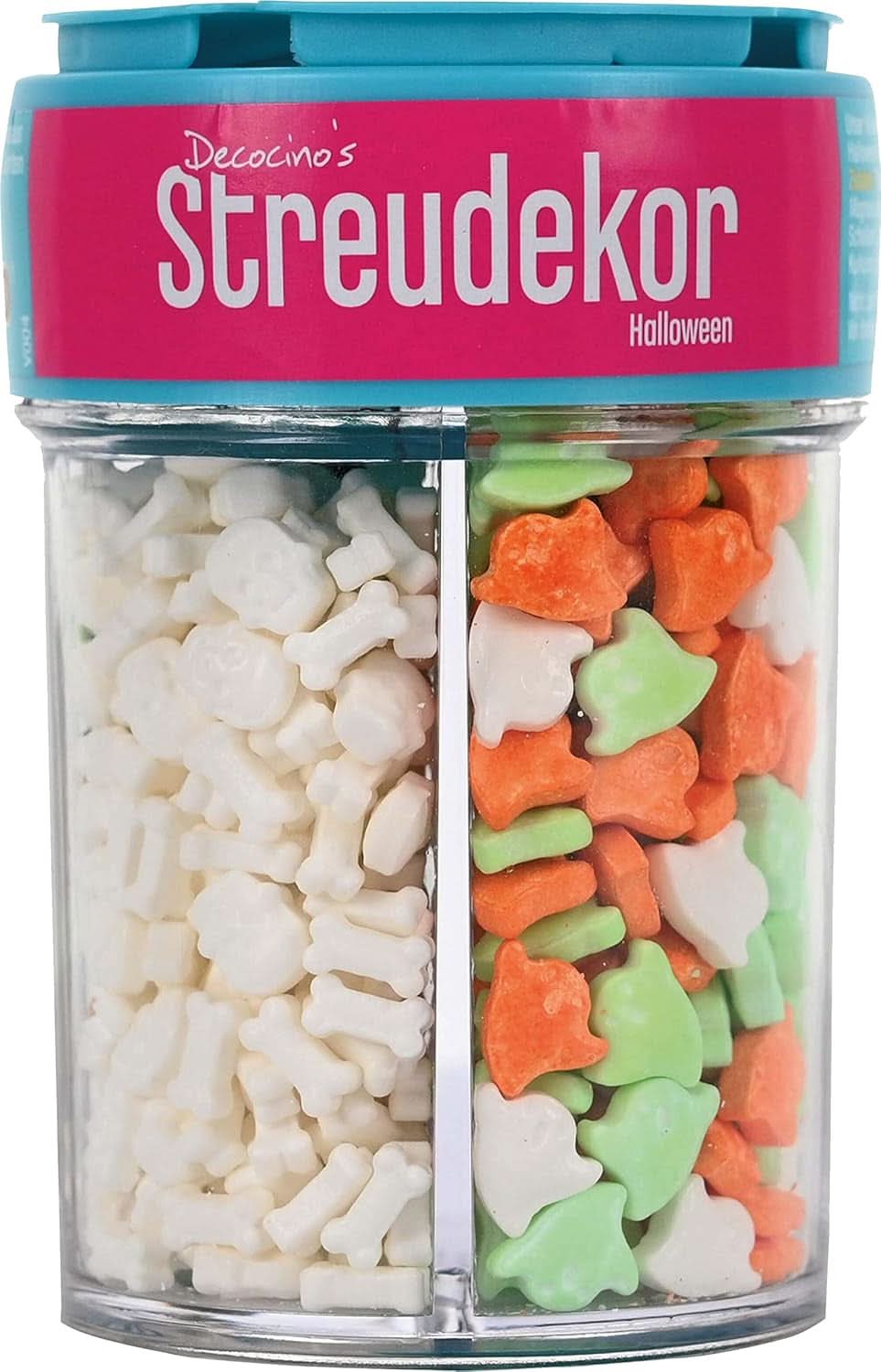 Decocino Halloween Sprinkles, wielokolorowe, 120 gramów Posypka Naty Shop
