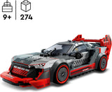 LEGO Speed Champions Audi S1 E-Tron Quattro Zestaw samochodów wyścigowych z zabawkami do budowania, zabawy i wystawiania na wystawie, model samochodu dla dzieci, prezent dla 9-letnich chłopców i dziewcząt 76921 Zestawy do budowania Besuche den LEGO-Store