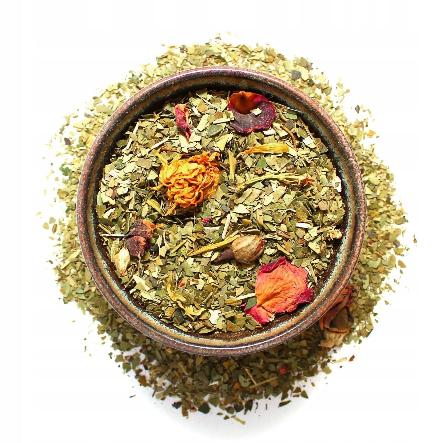 Yerba LAS FLORES 1 kg ● Herbata Yerba Mate z brazylijskimi brzoskwiniami ● Jaśmin ● Herbata Mate z liści mate ● Naturalne aromaty ● Herbata Yebra Mate z guaraną 50 g ● Herbata Yerba Mate z całymi liśćmi 1050 g ● Wegańska