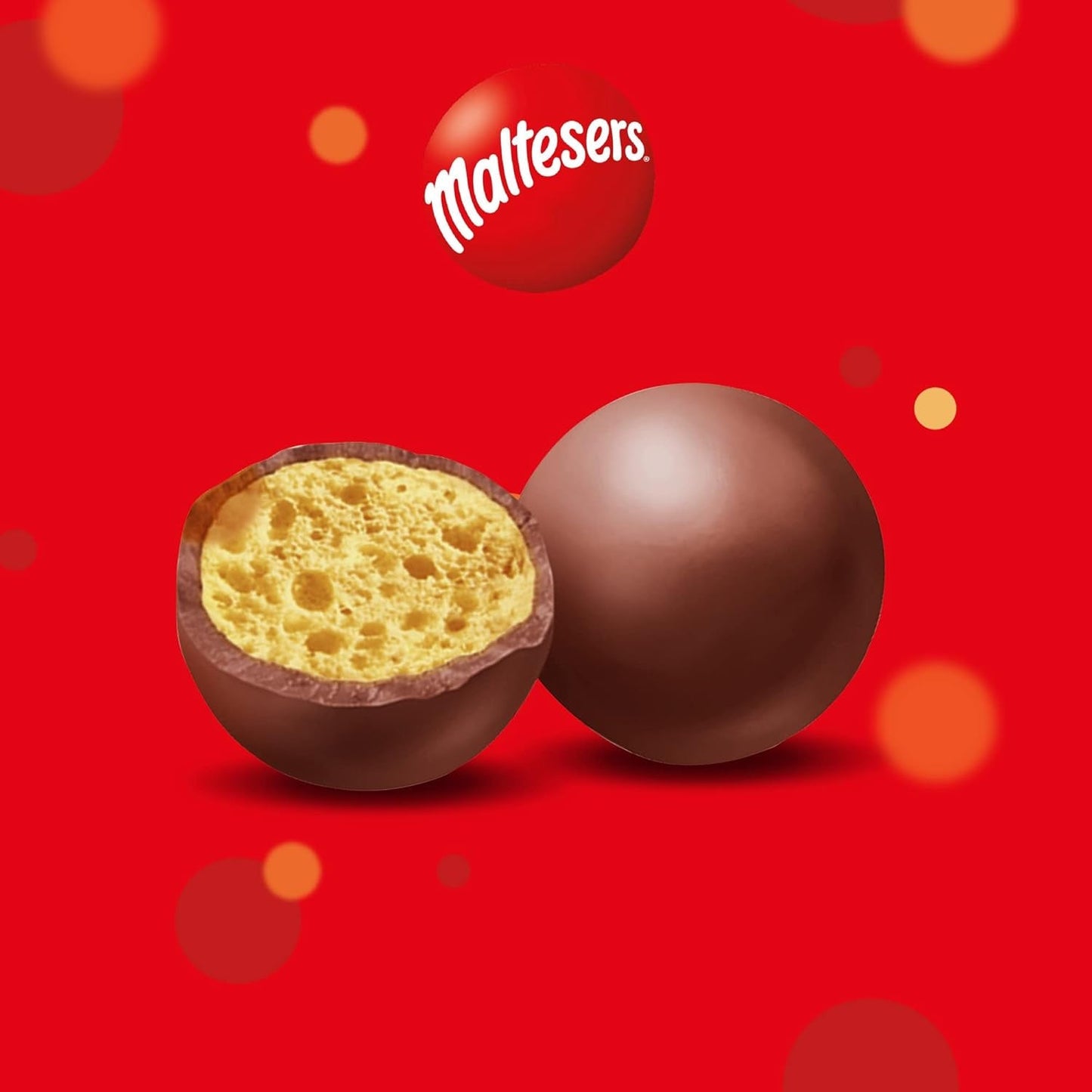 Maltesers, czekoladowe kulki z chrupiącym i lekkim środkiem, przewiewna, czekoladowa przekąska, 1 opakowanie (1 x 300g)
