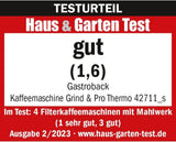 Ekspres termiczny GASTROBACK Grind & Brew Pro, srebrny, czarny