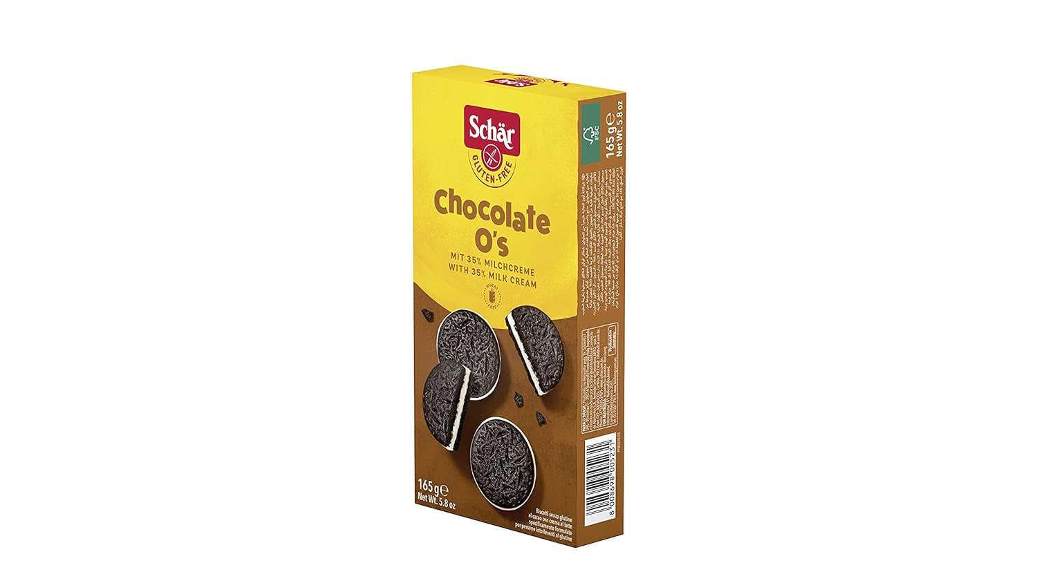 Ciasteczka kakaowe Chocolate O'S, 165 g