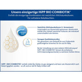 HiPP 1 Organic Combiotik (4 x 600g), mleko w proszku dla niemowląt od urodzenia, z naturalnymi kulturami kwasu mlekowego i łatwą w obróbce skrobią organiczną, najwyższej jakości organicznej
