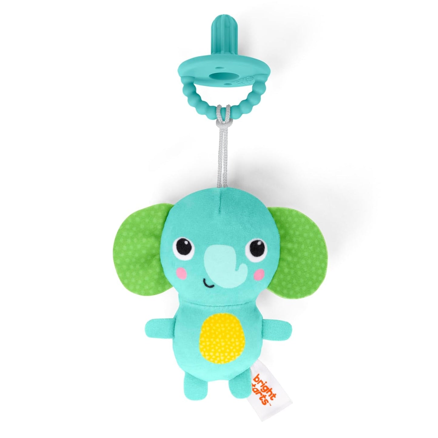 Bright Starts SootheMate Plush Pacifier, Unicorn - Odpinany smoczek w kształcie smoczka dla noworodków i starszych dzieci