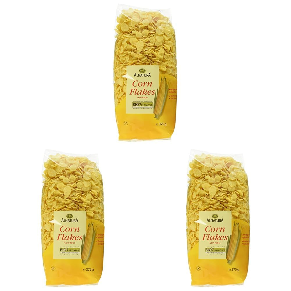 Ekologiczne płatki kukurydziane, bezglutenowe, 375 g