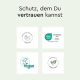 LILLYDOO Zielone chusteczki nawilżane, 600 szt. (10 x 60), odporne na rozdarcia chusteczki w 100% wolne od plastiku - bezzapachowe, delikatne i naturalne, delikatnie oczyszczają wrażliwą skórę, testowane dermatologicznie