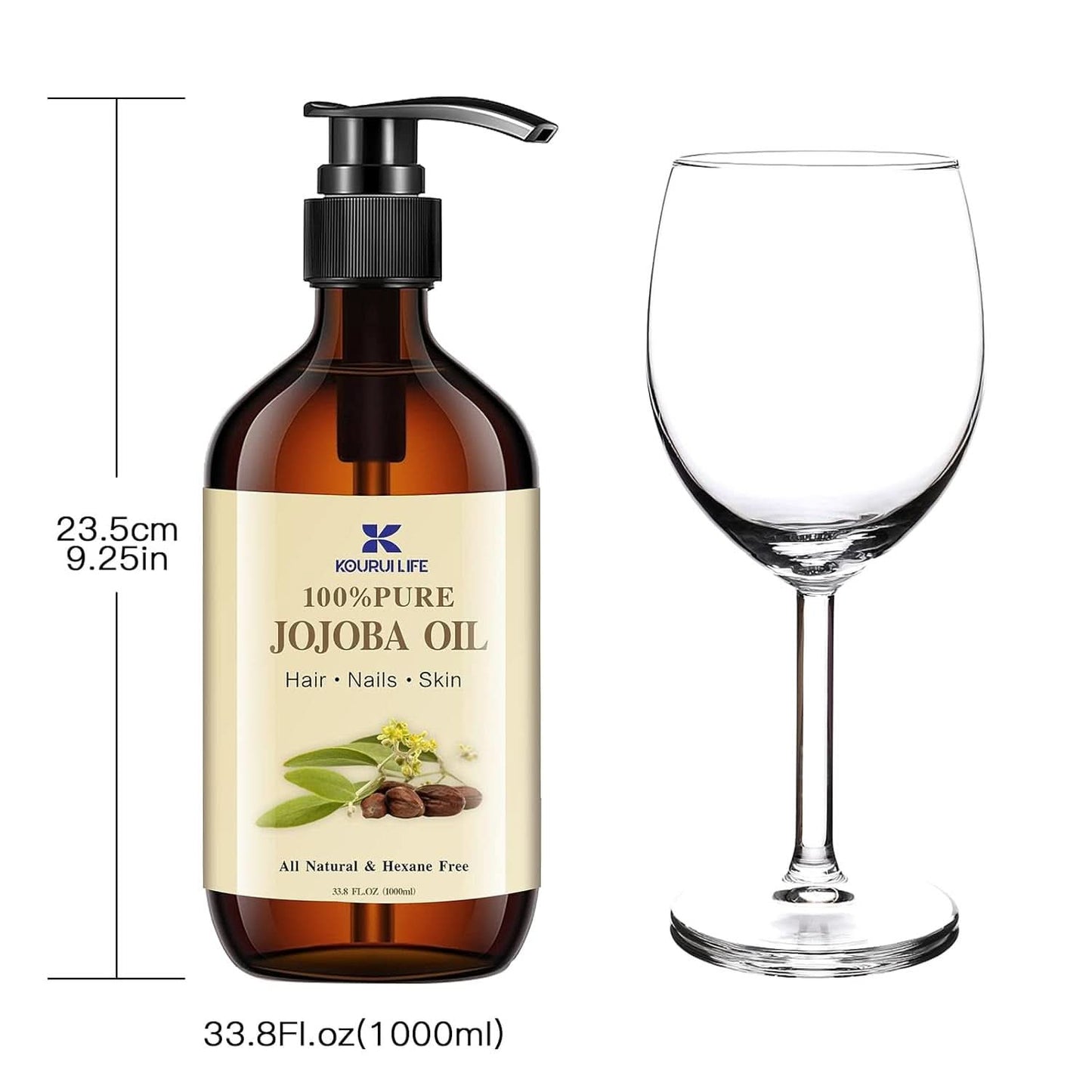 Organiczny olejek jojoba 1 litr, 100% czysty Sklep z kosmetykami i urodą Naty
