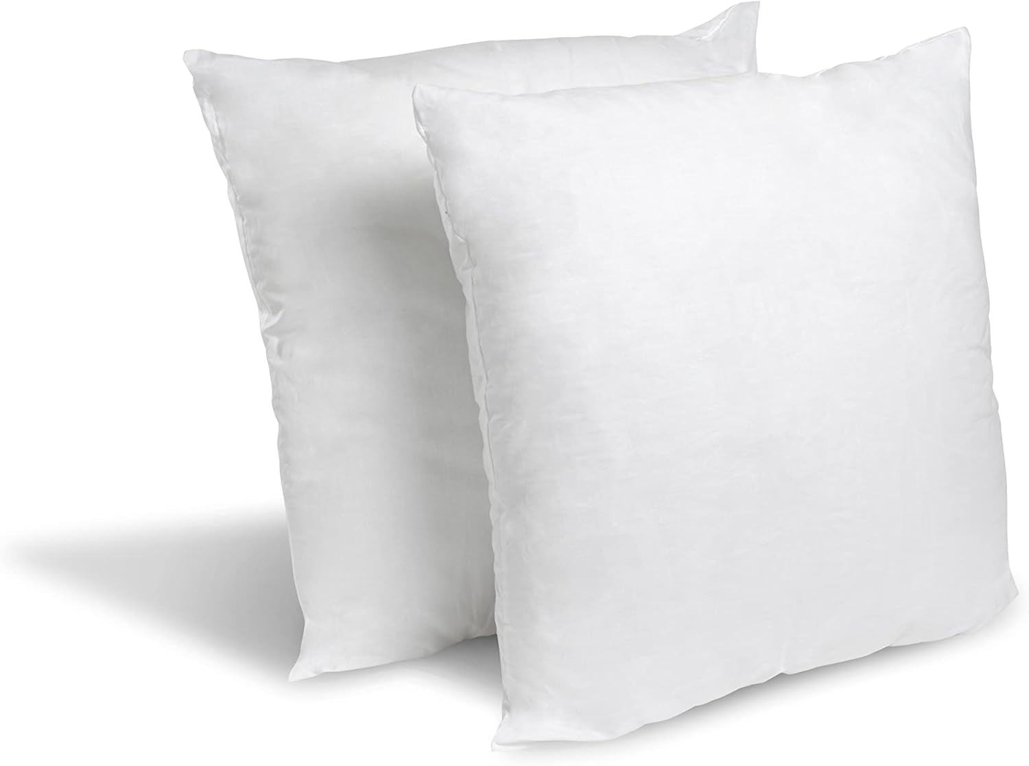 Zestaw 2 poduszek Blue Câlin z mocnym komfortem „Alaska”, super wypełnienie, koperta ze 100% bawełny perkalowej, biały, kwadratowy kształt 65 x 65 cm Naty Shop Standardowe poduszki