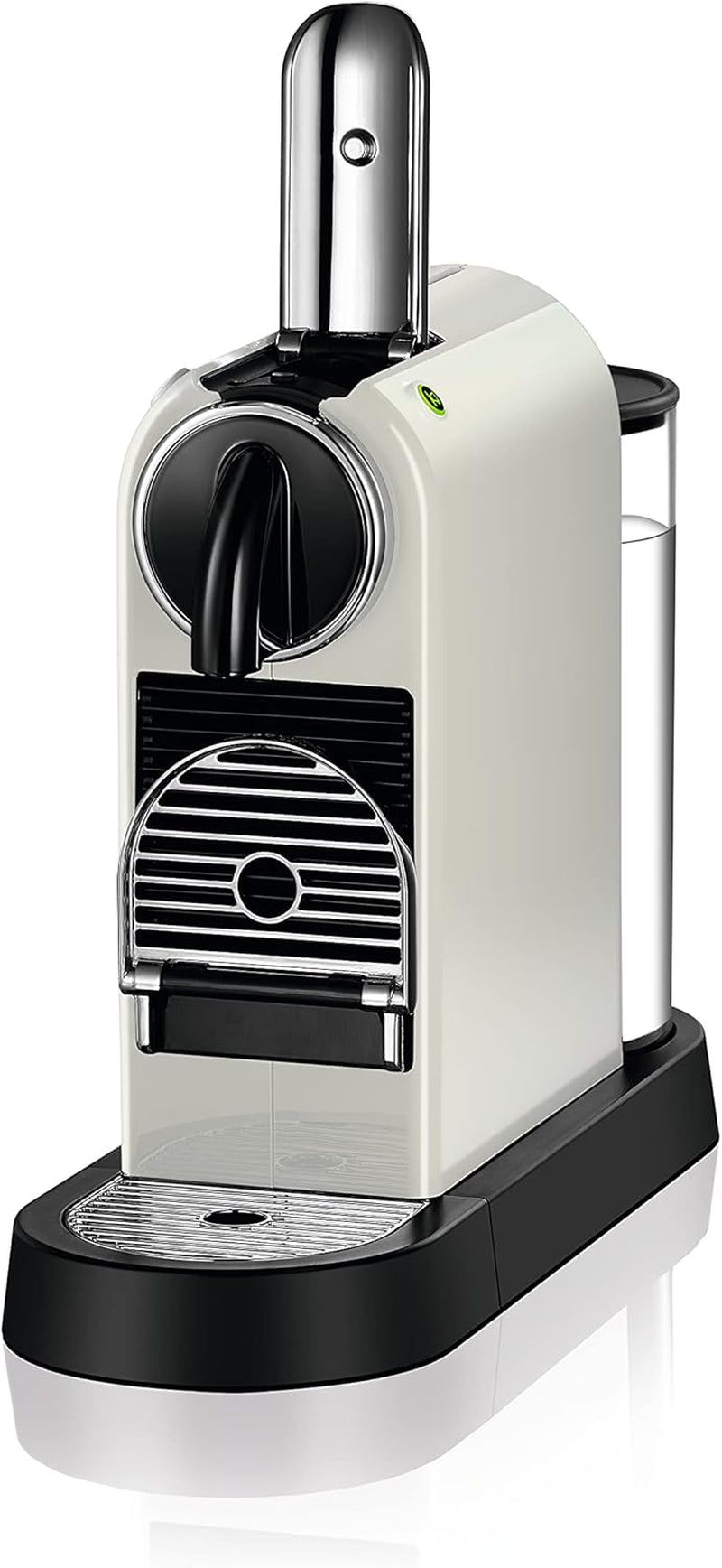 Ekspres na kapsułki Nespresso EN167.W Citiz, pompa wysokociśnieniowa i idealna kontrola temperatury, bez Aeroccino (spieniacza do mleka), funkcja oszczędzania energii, 1260 W, kremowo-biały, 37,4 x 11,9 x 25,5 cm