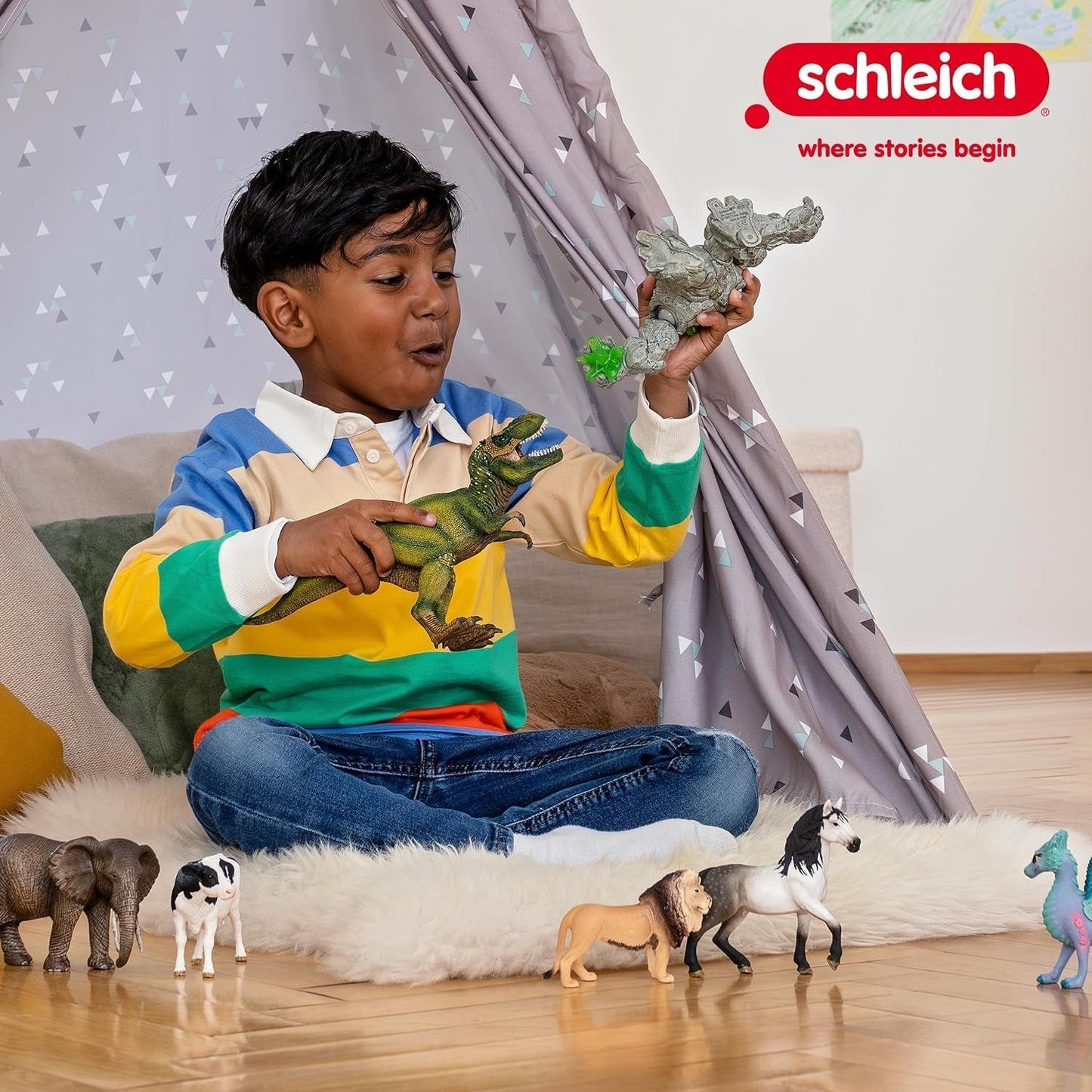 STWORZENIA ELDRADOROWE Schleich | Władca dżungli 70151 | Figurka potwora ELDRADOR Schleich z obrotową głową i ruchomymi ramionami | Świetny prezent dla dzieci | Od 7 lat | 14 X 7 X 114 cm Figurki Naty Shop