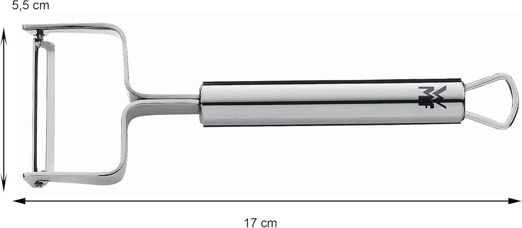 Obieraczka WMF Profi plus 17 cm, obieraczka ze stali nierdzewnej Naty Shop