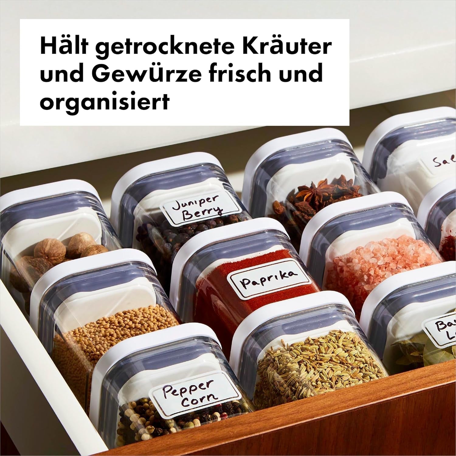 OXO 11236100V1UK Pojemnik do przechowywania żywności, plastikowy, przezroczysty. Pudełka do przechowywania żywności Naty Shop