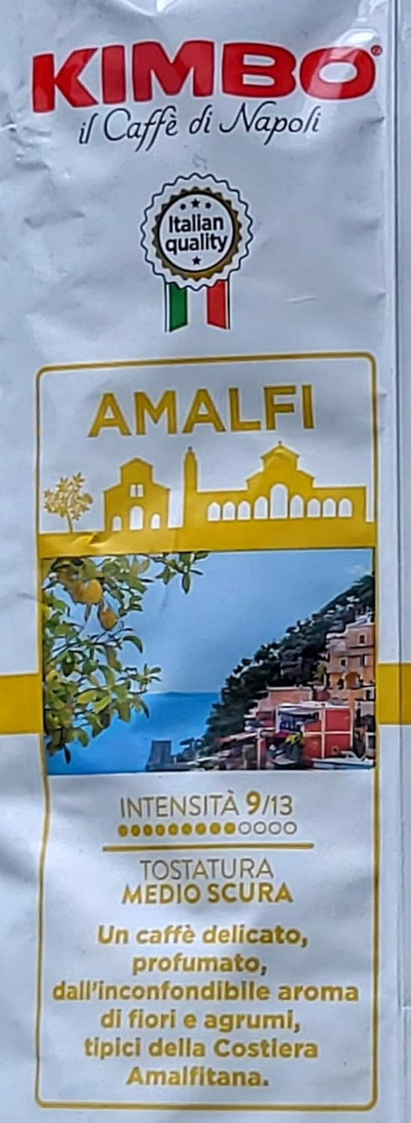 Kawa ziarnista Amalfi (100% Arabica), średnio palona, ​​worek 1 kg